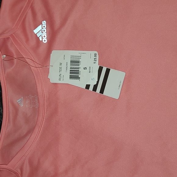 Adidas run tee w, ray pink, size S - Picture 3 of 8